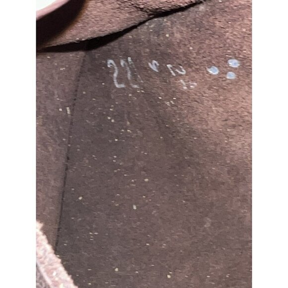 Brown Nobuck Leather Envelope Fold over Wallet Bag - Picture 8 of 10